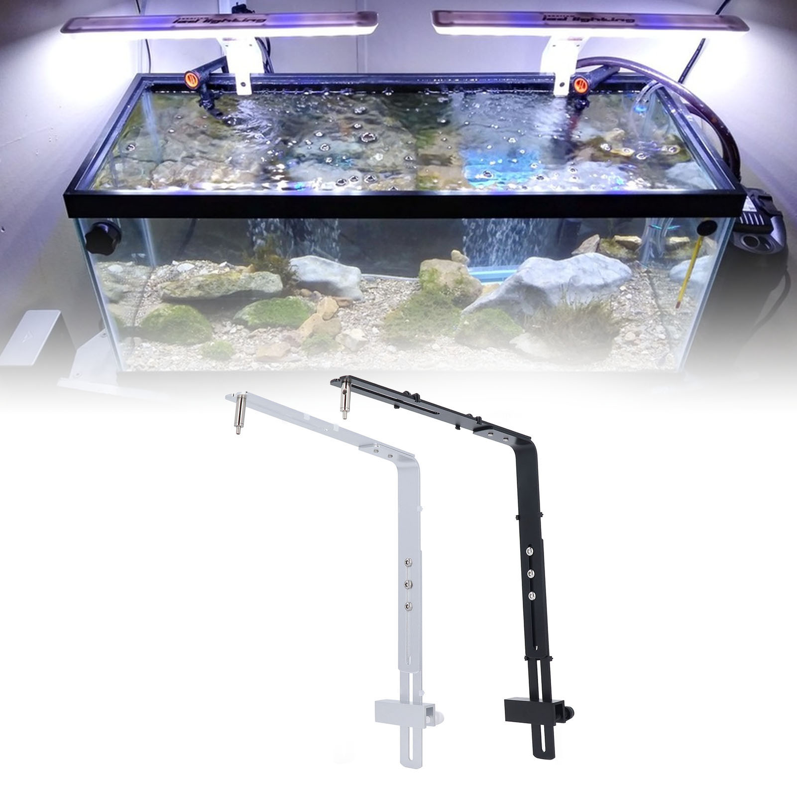 Aquarium Plant Holder - حامل مصباح حوض السمك، حامل إضاءة