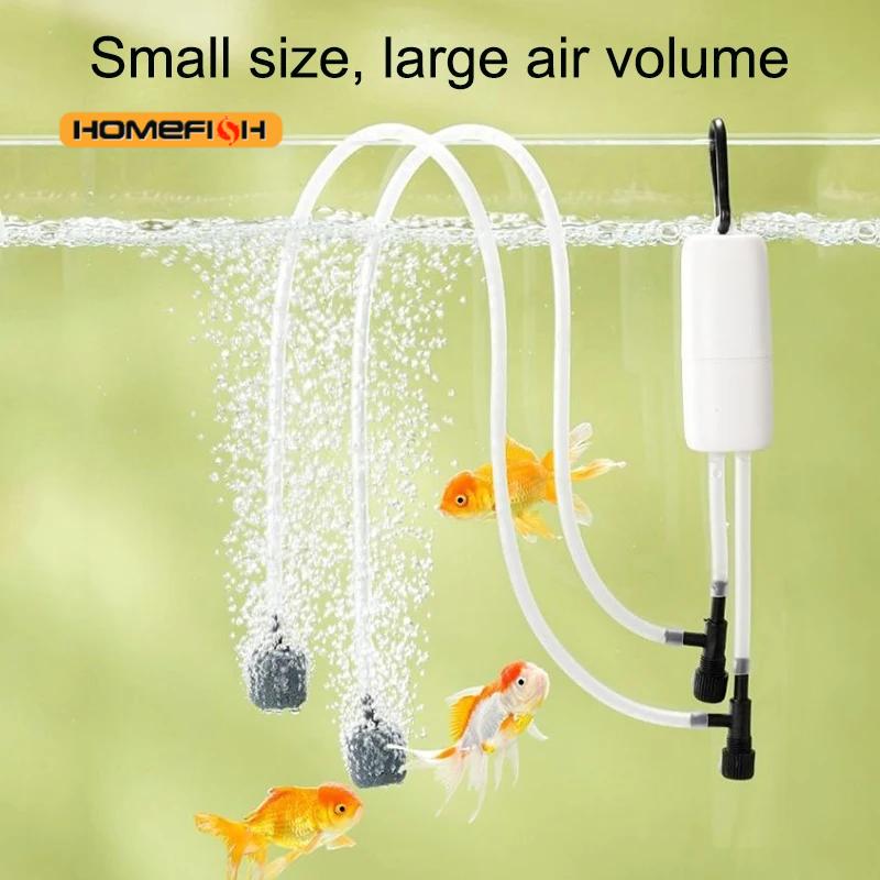 Aquarium Fertilizer - الأكسجين الصامت مضخة الأكسجين الصغيرة المحمولة