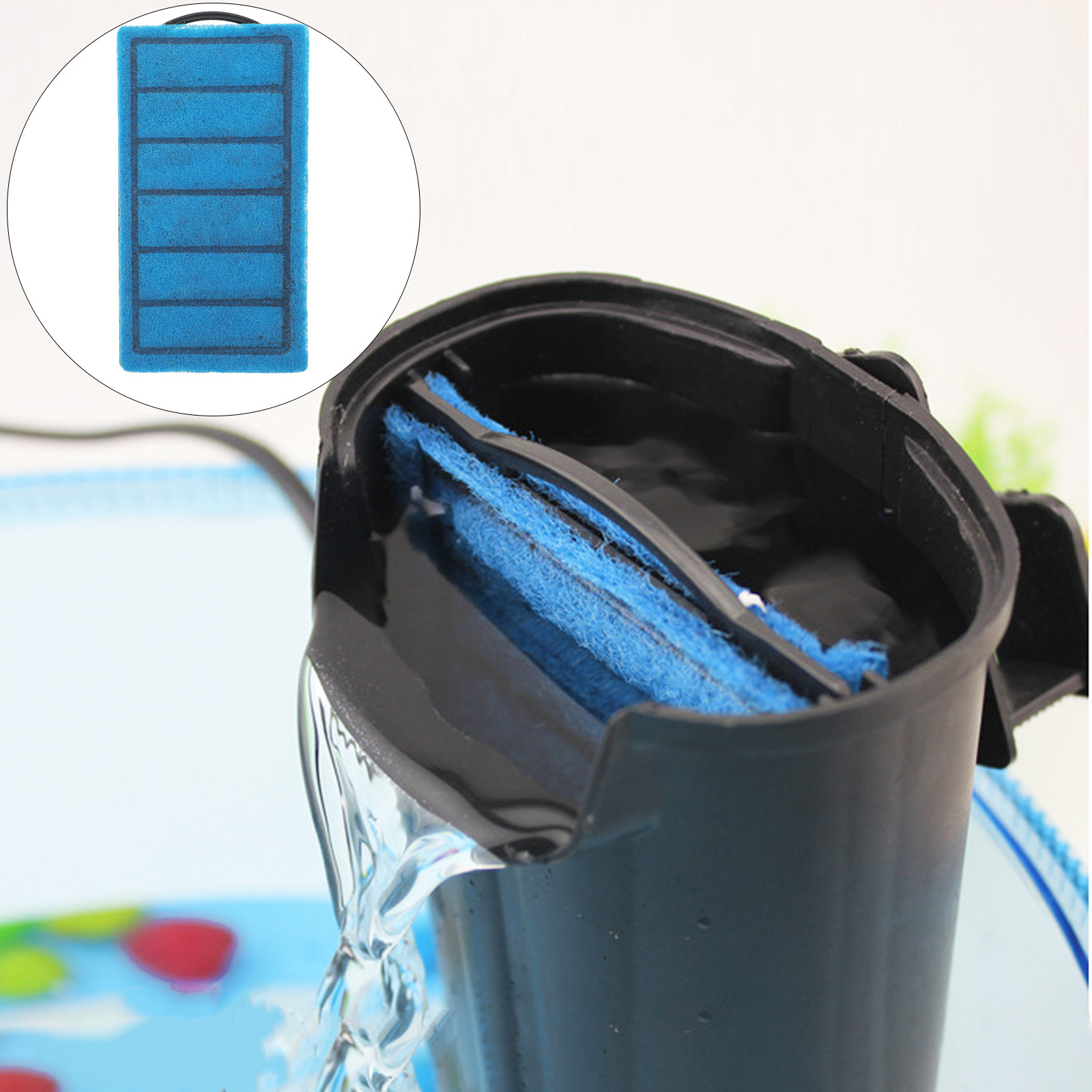 Aquarium Planted Tank Filter - 3 قطع من وسادات فلتر حوض