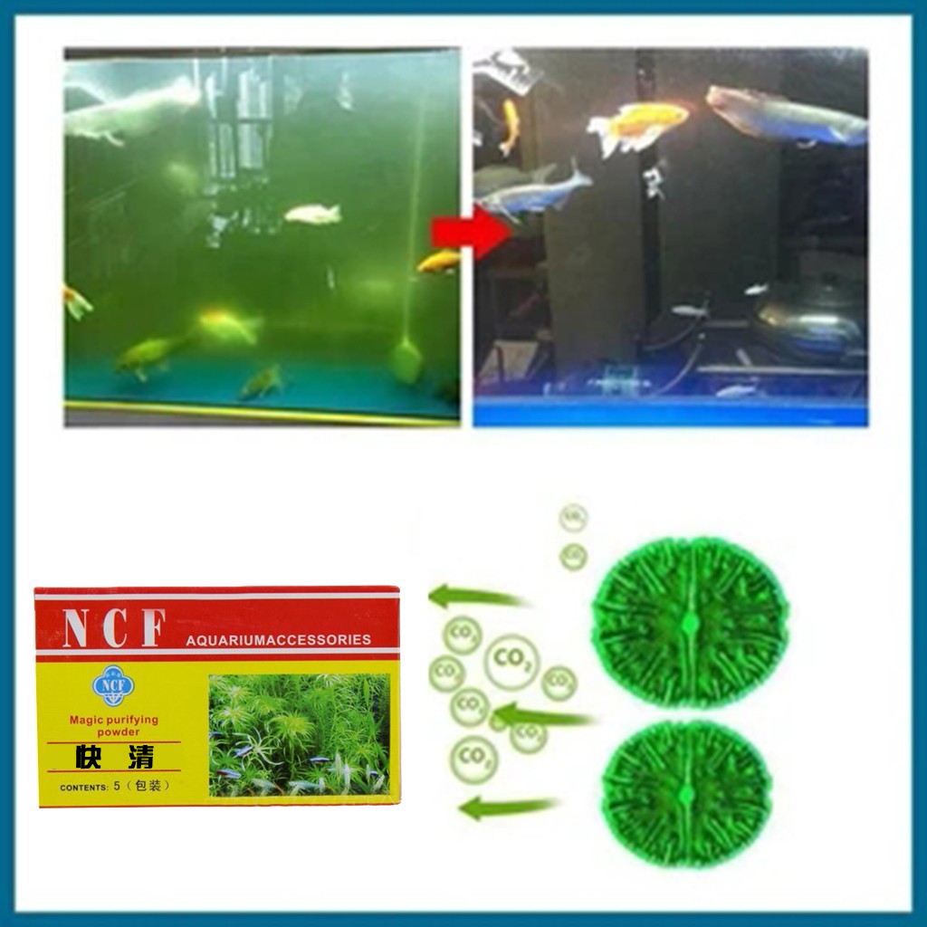 Aquarium Moss - حوض السمك مسحوق تنقية المياه إزالة
