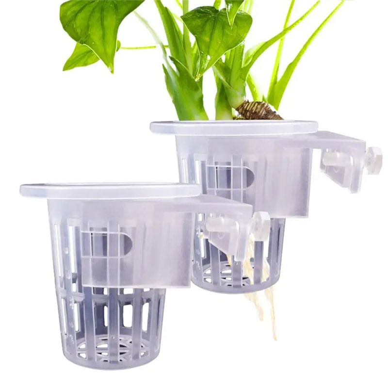 Aquarium Plant Holder - A7THK-قطعتان من حاملات النباتات الشفافة القابلة