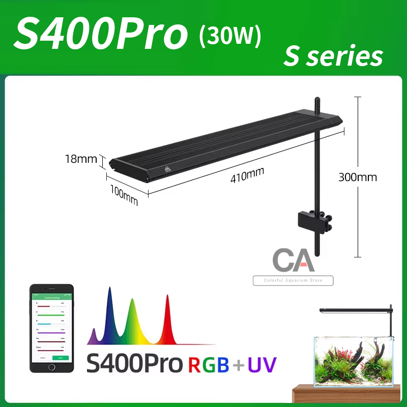 إضاءة حوض السمك WEEK AQUA سلسل - مراجعة Live Plant Aquarium وسعره