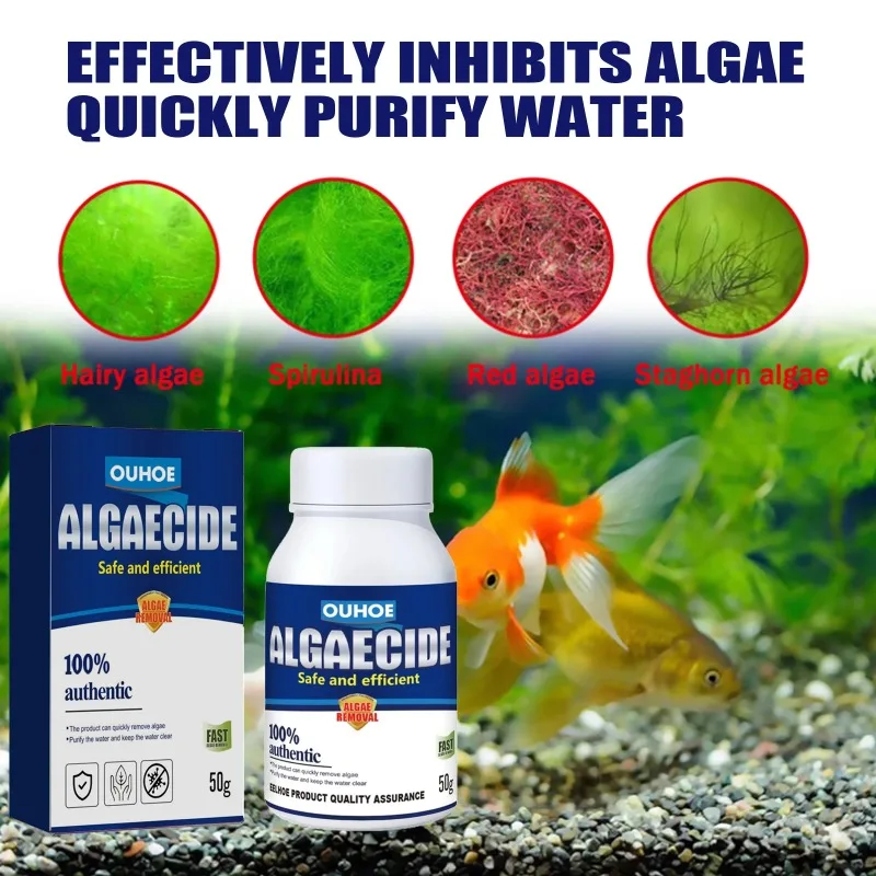 50 جرام من مبيد الطحالب عالي ا - مراجعة Aquarium Moss وسعره