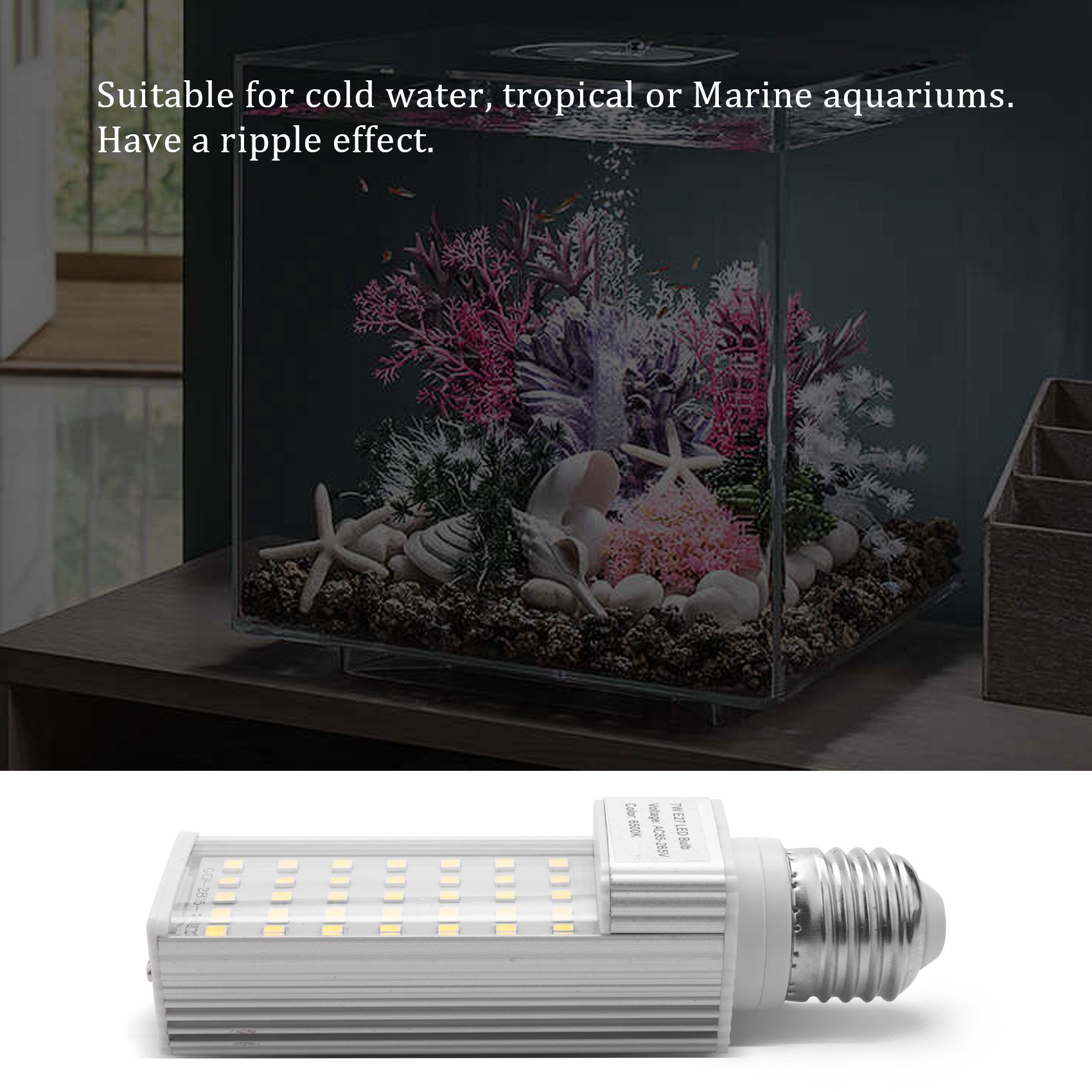 مصباح LED A56P-Fishpod أبيض لن - مراجعة Aquarium Plant Light وسعره