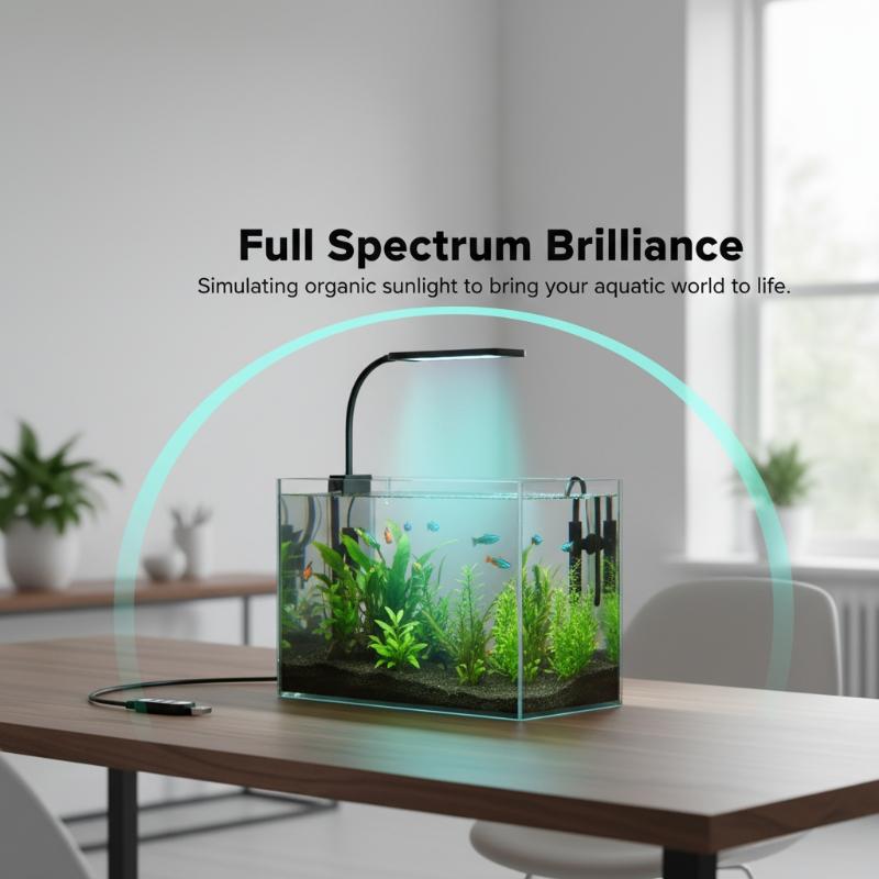 مصباح LED مرن للحوض السمكي بمن - مراجعة Aquarium Plant Light وسعره
