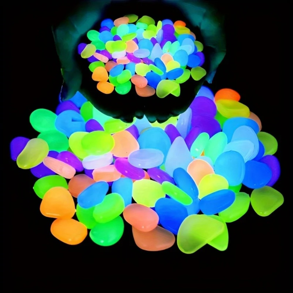 100 قطعة يتوهج في الحصى الداكن - مراجعة Plant Aquarium Pot وسعره