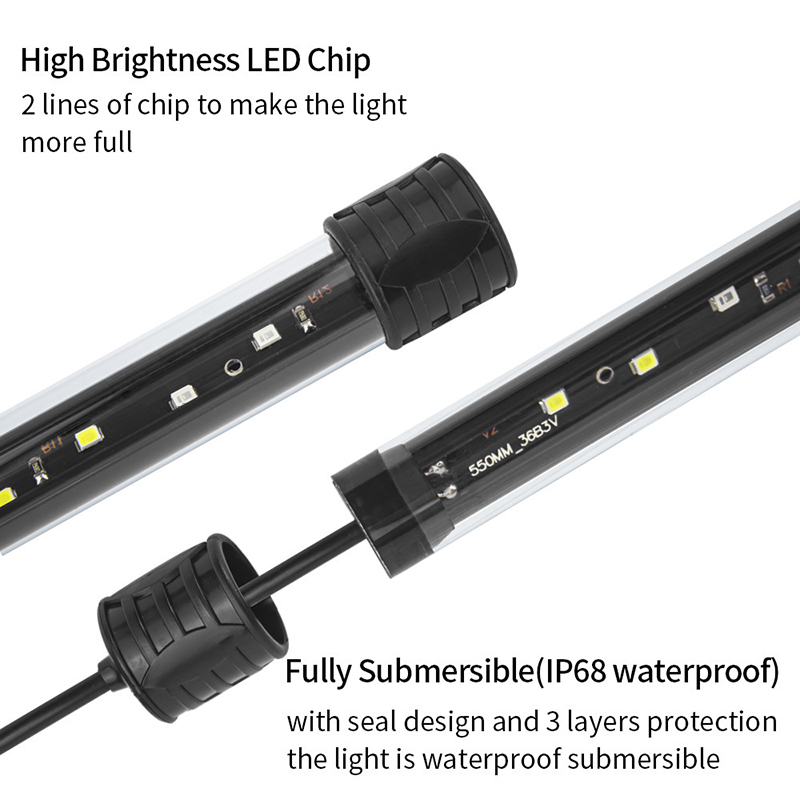 17-47 سنتيمتر USB التوصيل حوض  - مراجعة Aquarium Plant Light وسعره