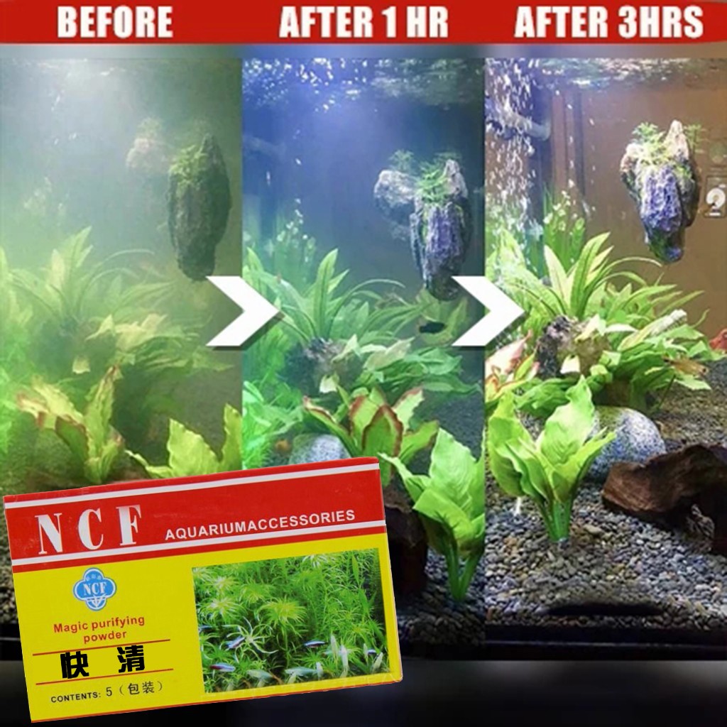حوض السمك مسحوق تنقية المياه إ - مراجعة Aquarium Moss وسعره