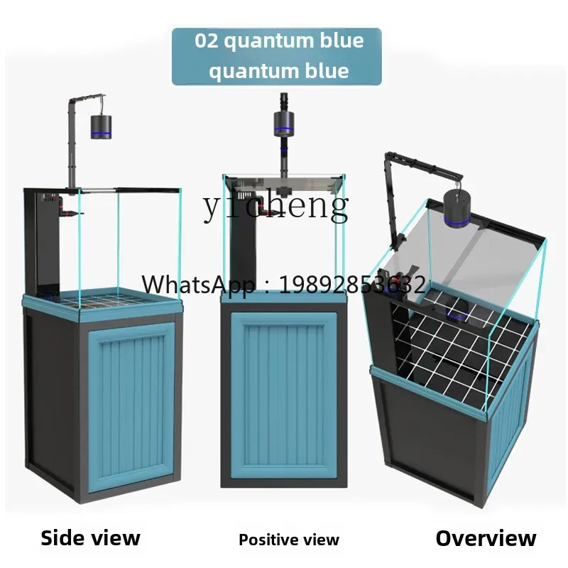 حوض أسماك زجاجي مربع الشكل من  - مراجعة Aquarium Planted Tank Filter وسعره